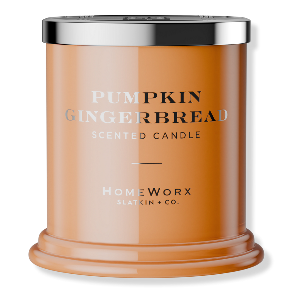 Homeworx Pumpkin Gingerbread 1-wick Scented Candle In Neutral