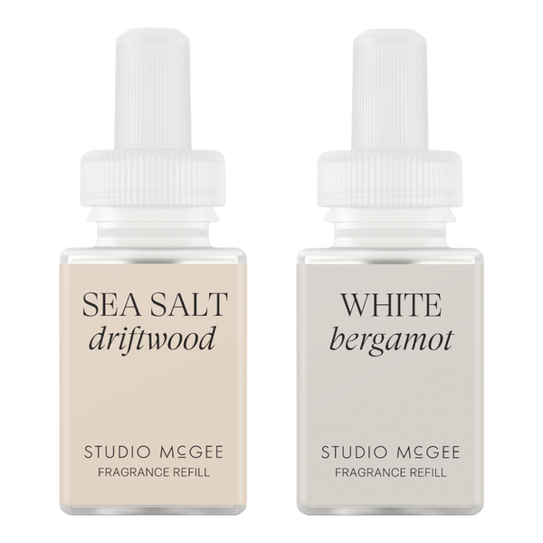 Pura Pura x Studio McGee Sea Salt Driftwood / White Bergamot Smart Diffuser Set #2