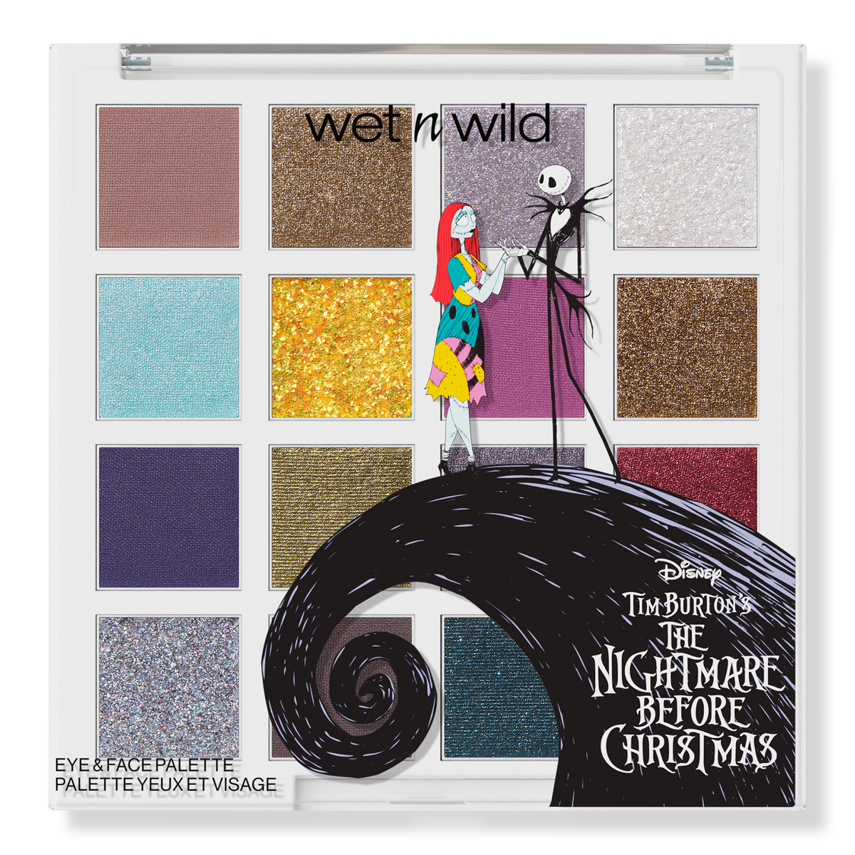 Makeup on sale Revolution Nightmare before Christmas Eyeshadow Palettes