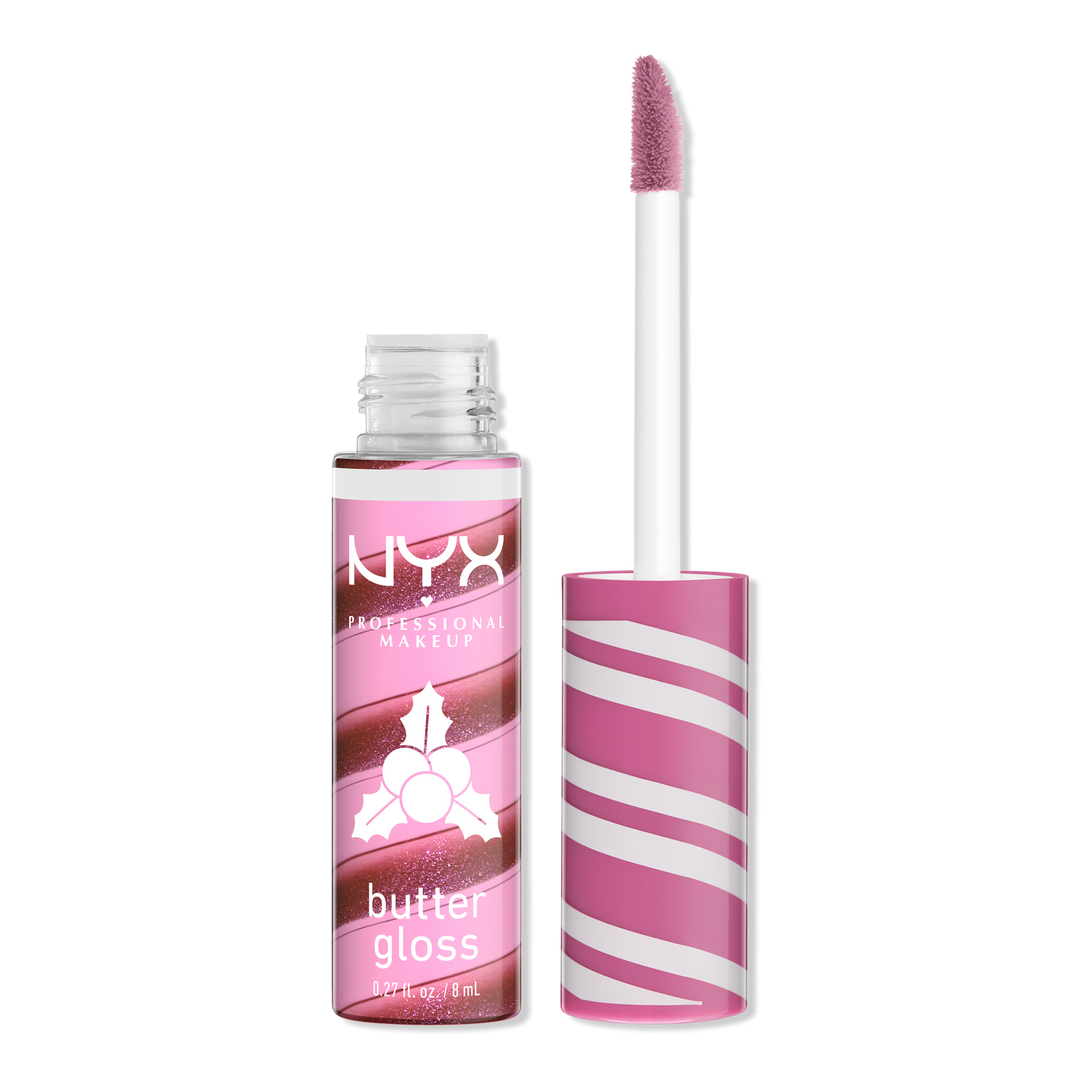 NYX Professional Makeup Limited Edition Holiday Butter Gloss Swirl Non Sticky Lip Gloss #1