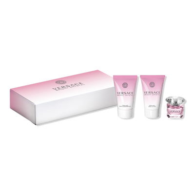 Versace Free 3 Piece Gift with select large spray purchase Free 3 Piece Gift with select large spray purchase