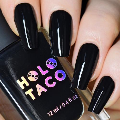 Holo Taco - One-Coat Black Crème Nail Polish | Ulta Beauty