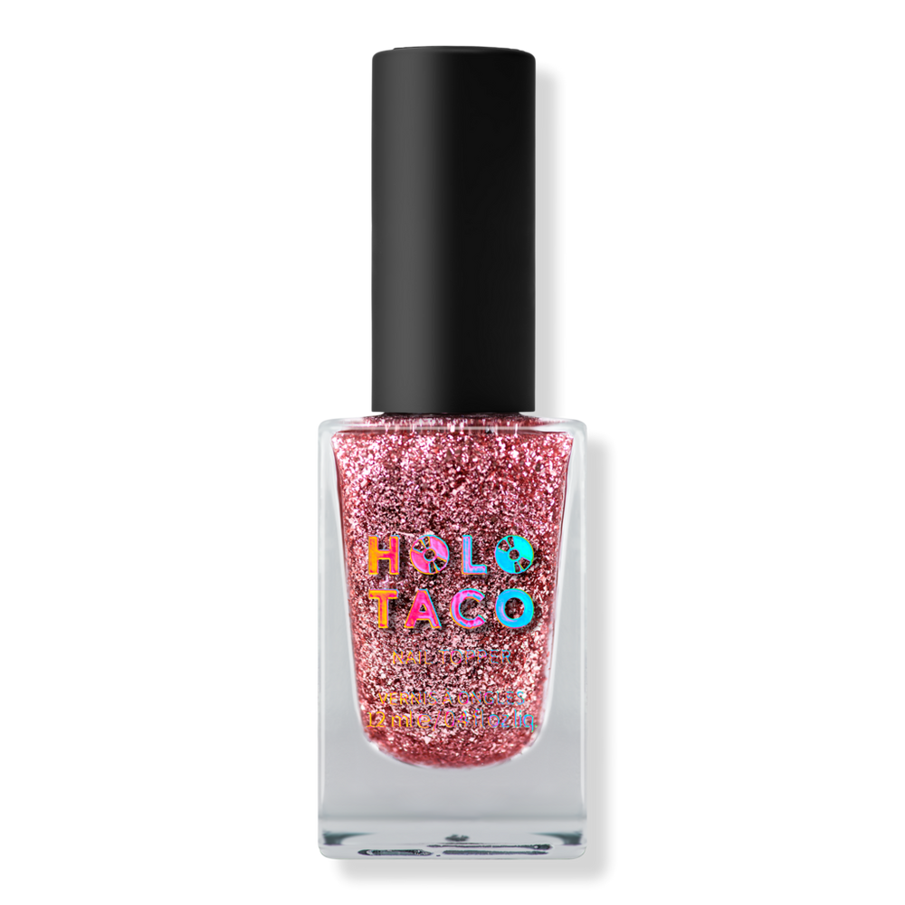 Holo Taco Nail Topper - Rose Gold Flake Taco