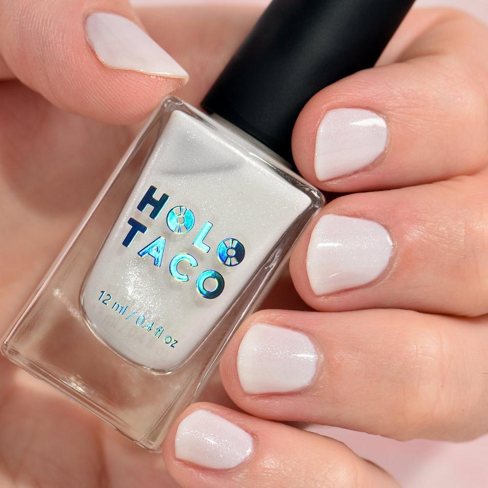 Specialty Nail Polish - Milky White Shimmer