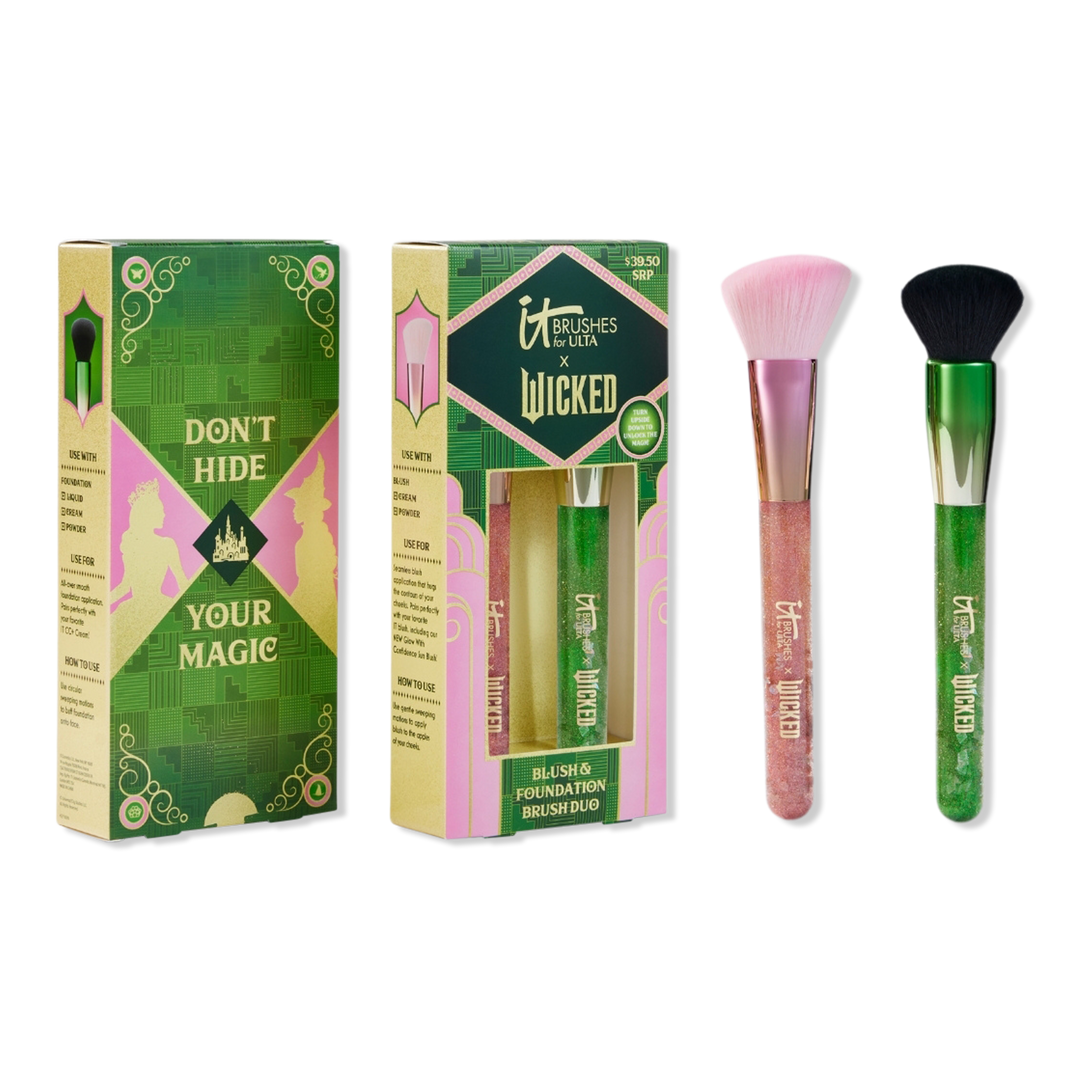 IT Brushes for ULTA x Wicked Limited-Edition Blush & Foundation Makeup Brush Set