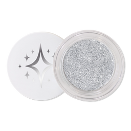 HALF MAGIC Glitterpuck Pressed Glitter for Eyes, Face + Body - Cyber Diamond