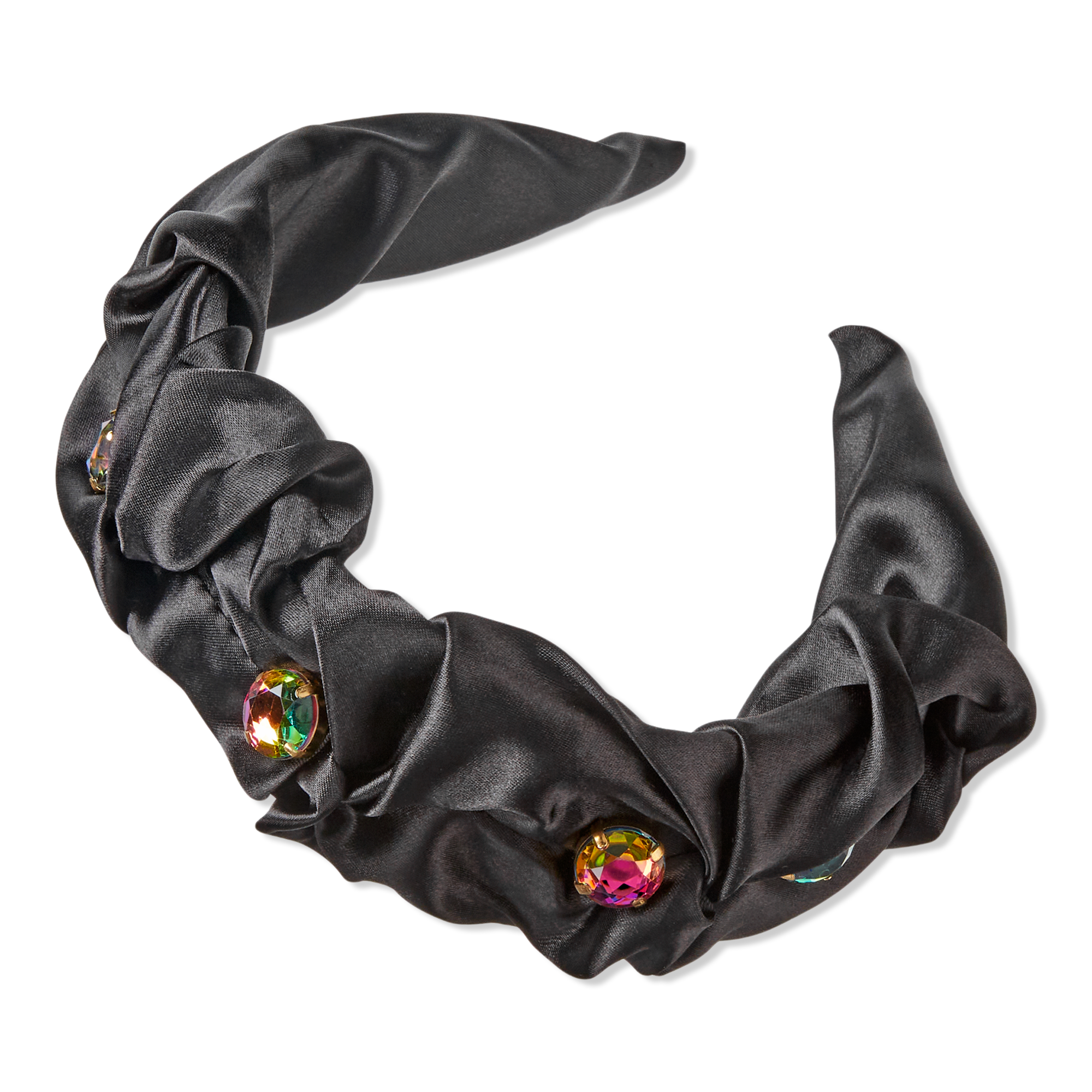 Scünci Wicked Elphaba Ruched Headband With Stones #1