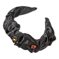 Wicked Elphaba Ruched Headband With Stones