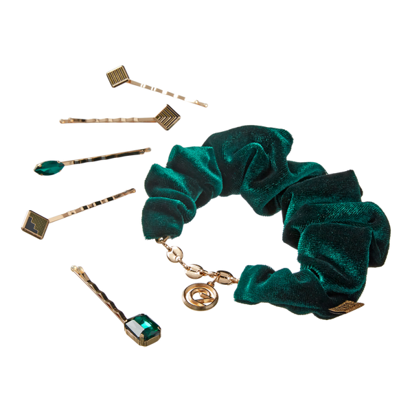 Scünci Wicked Emerald City Scrunchie/Hair Pins #3