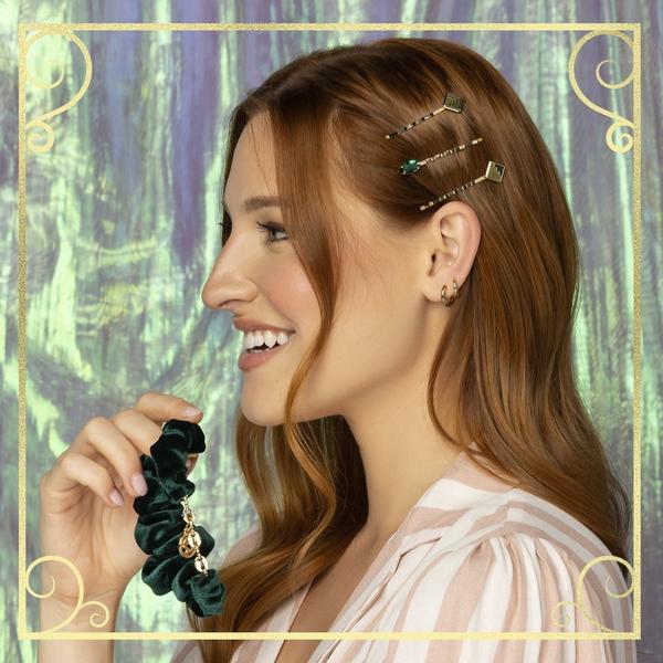 Scünci Wicked Emerald City Scrunchie/Hair Pins #4