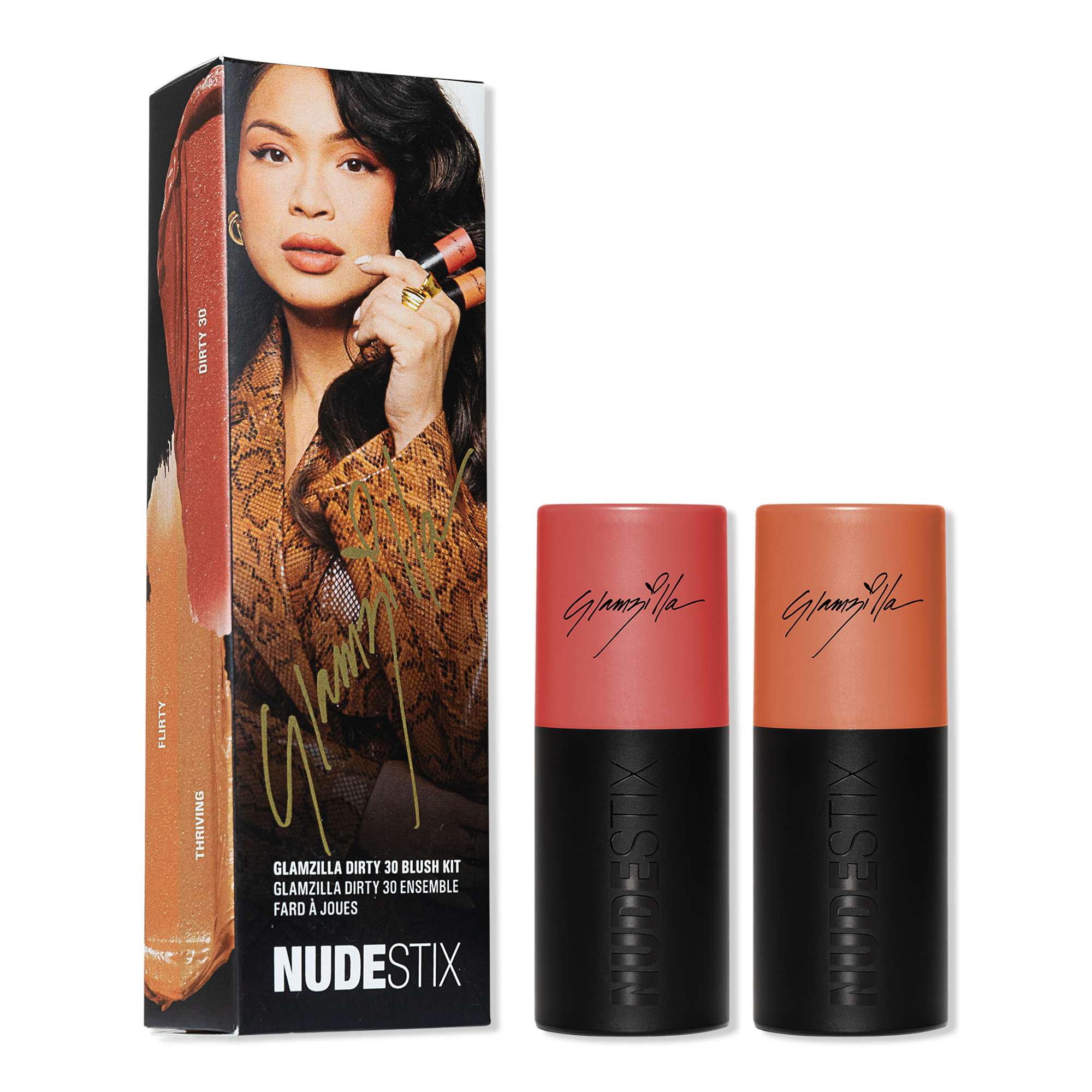 NUDESTIX GLAMZILLA Dirty 30 2 Piece Blush Kit #1