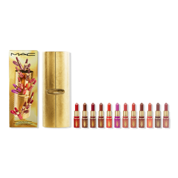 MAC Golden Girls Mini Lustreglass Lipstick Vault X 12