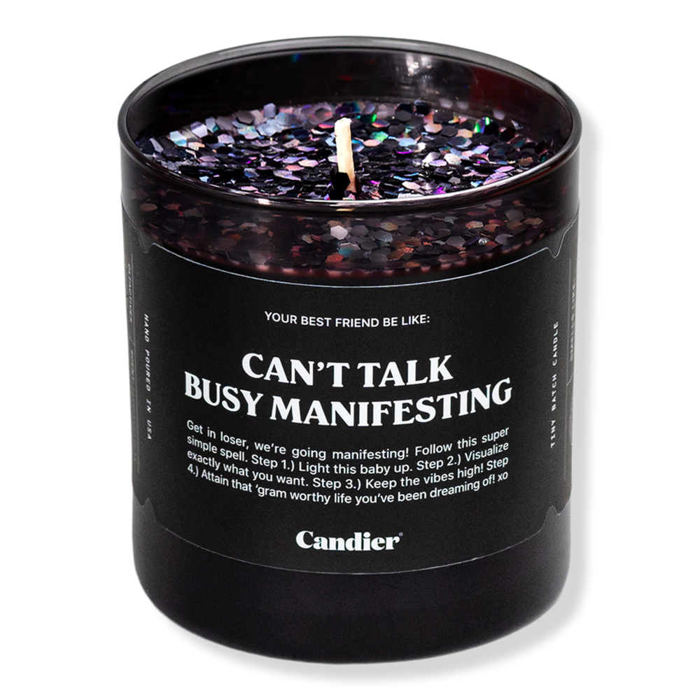 Candier Can't Talk Busy Manifesting Candle