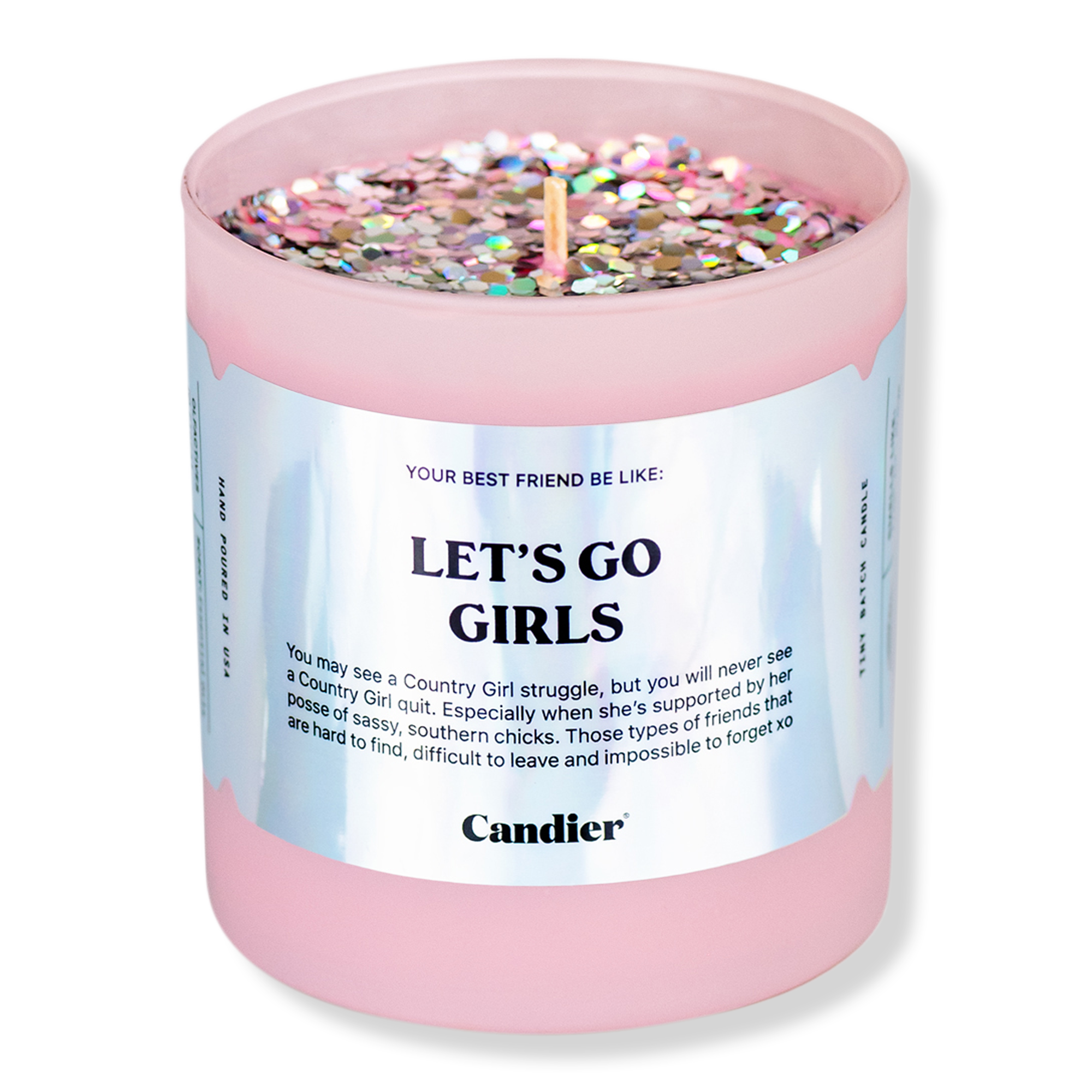 Candier Lets Go Girls Candle #1