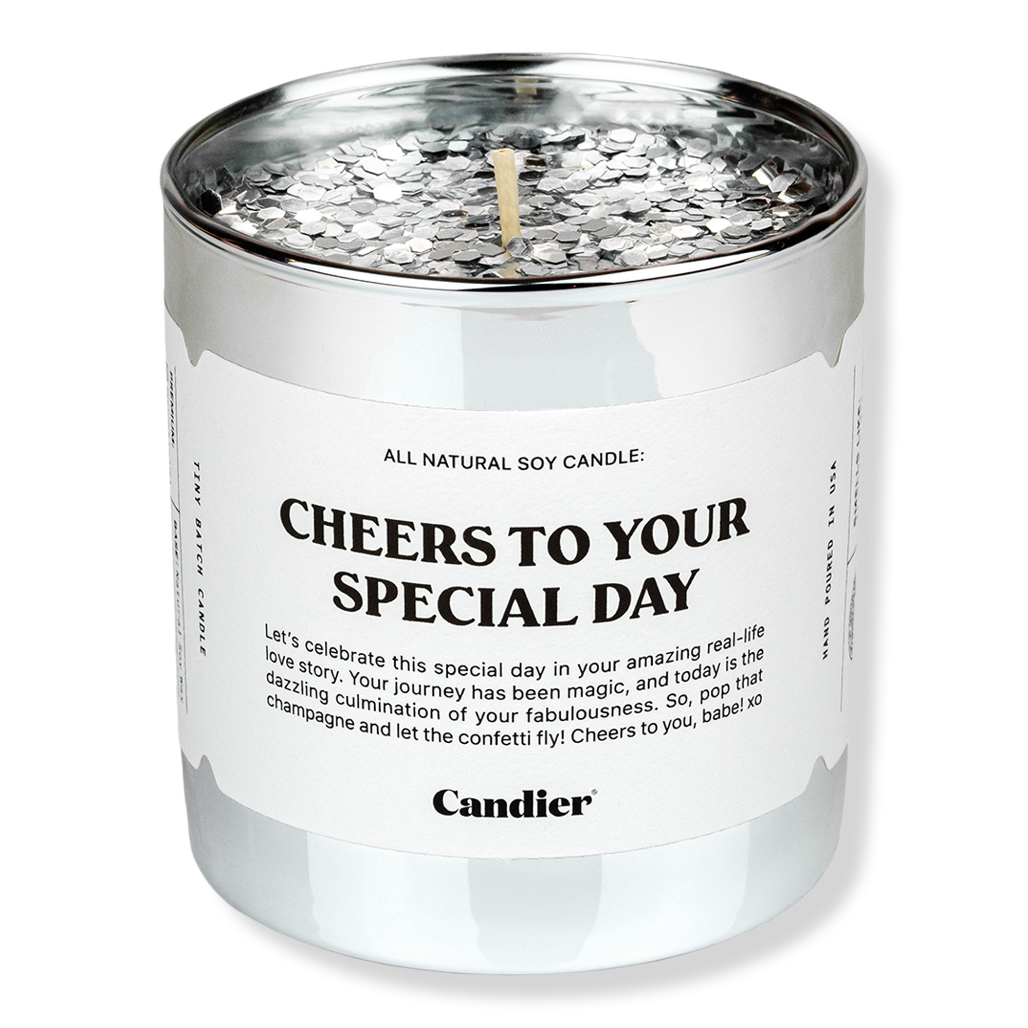 Candier Cheers To Your Special Day Candle #1