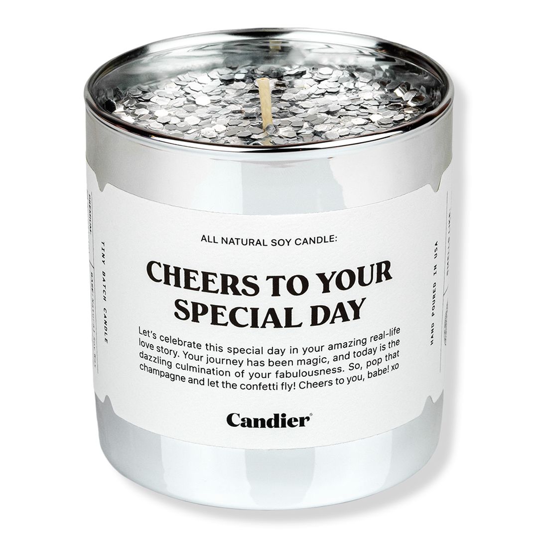 Candier Cheers To Your Special Day Candle #1