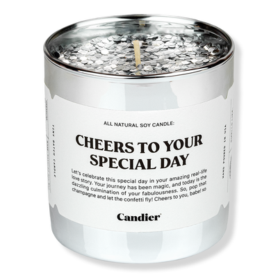 Candier Cheers To Your Special Day Candle