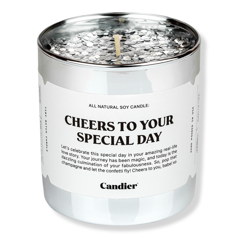 Candier Cheers To Your Special Day Candle