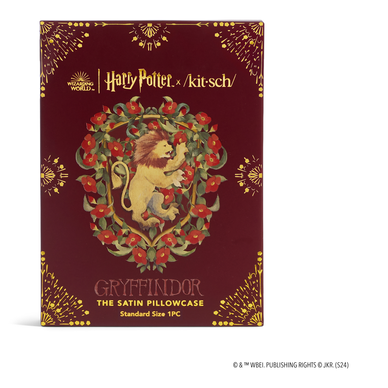 Harry Potter x Kitsch Satin Pillowcase Standard - Gryffindor