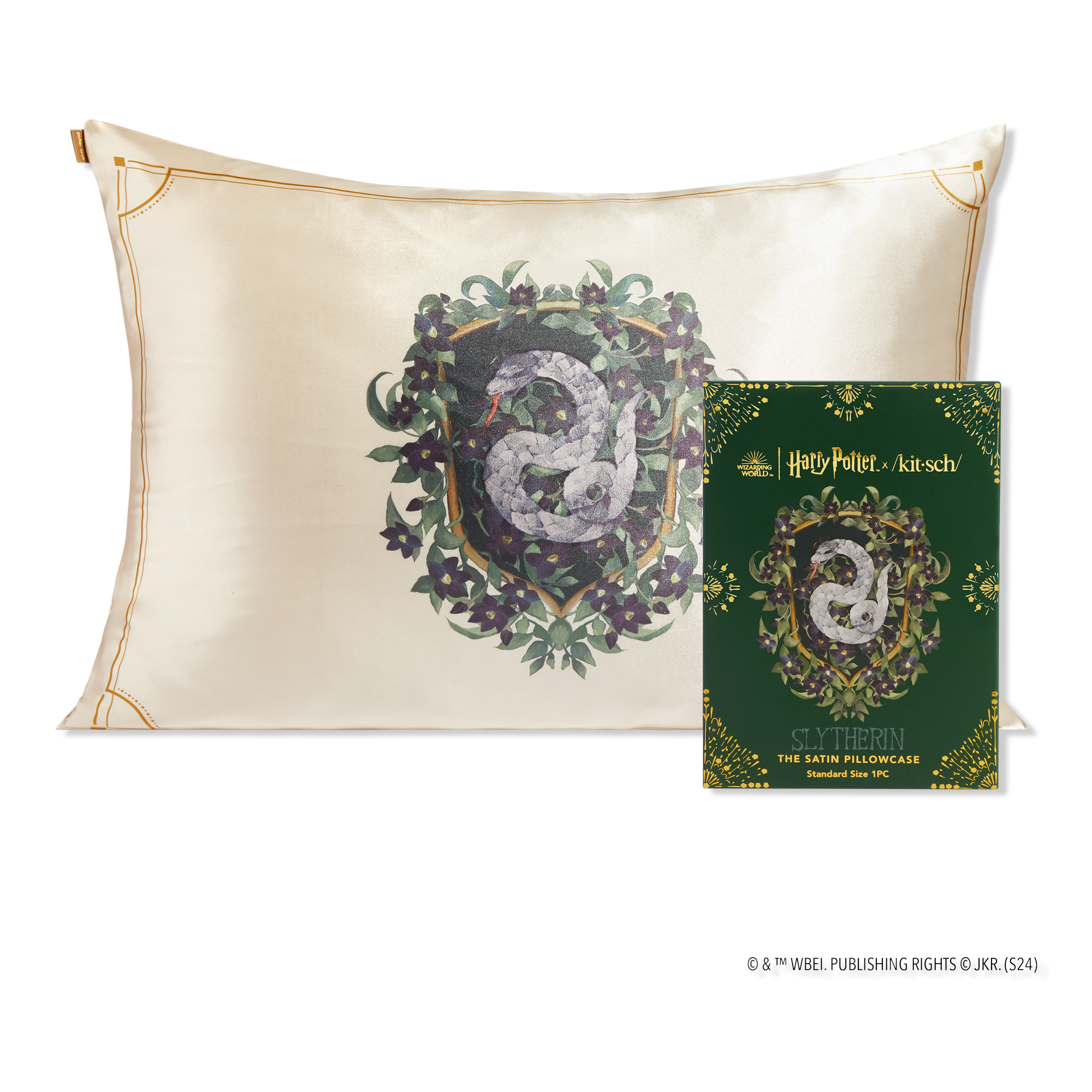 Kitsch Harry Potter x Kitsch Satin Pillowcase Standard #1