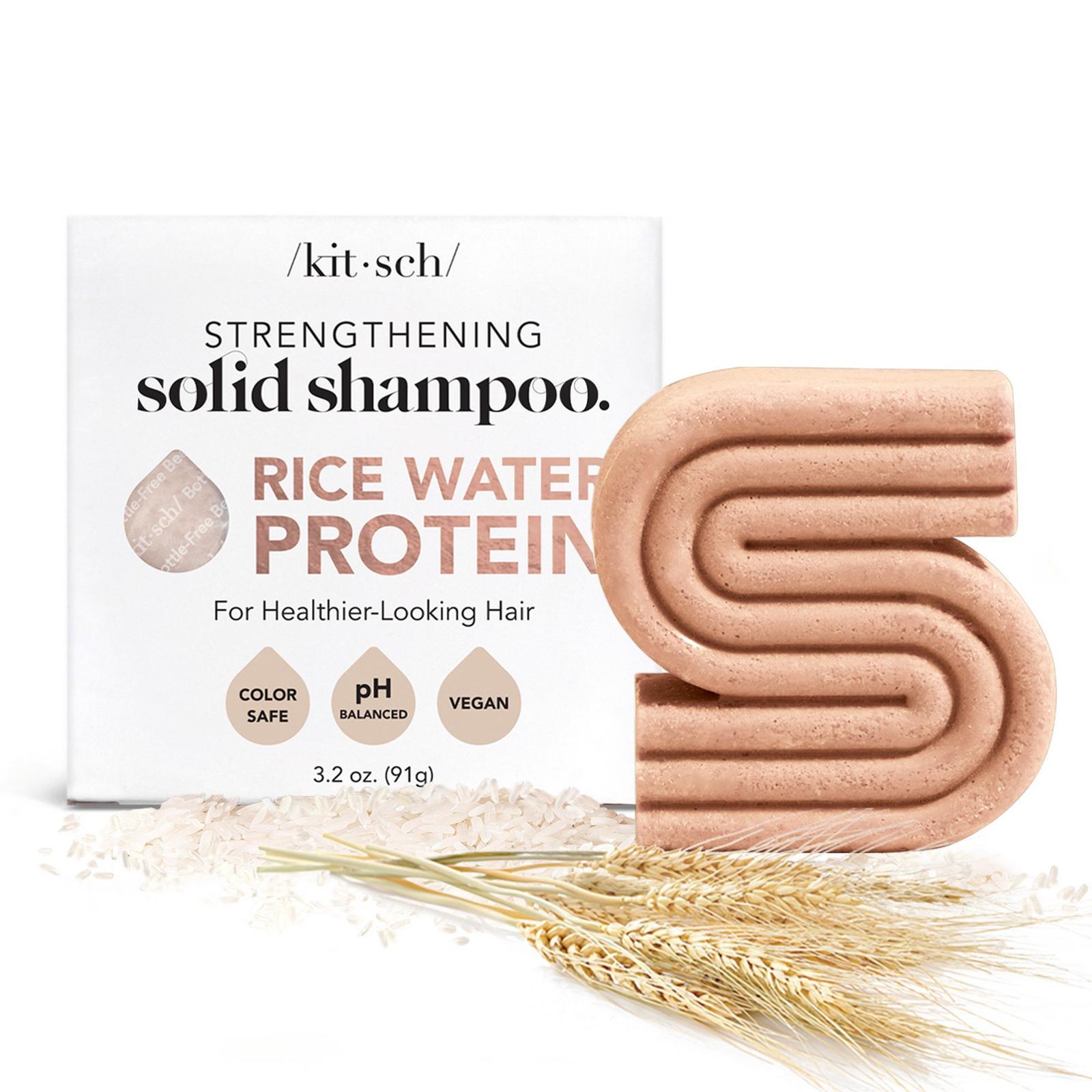 Rice Water Protien Strengthing Shampoo & Conditioner Bar Combo Pack