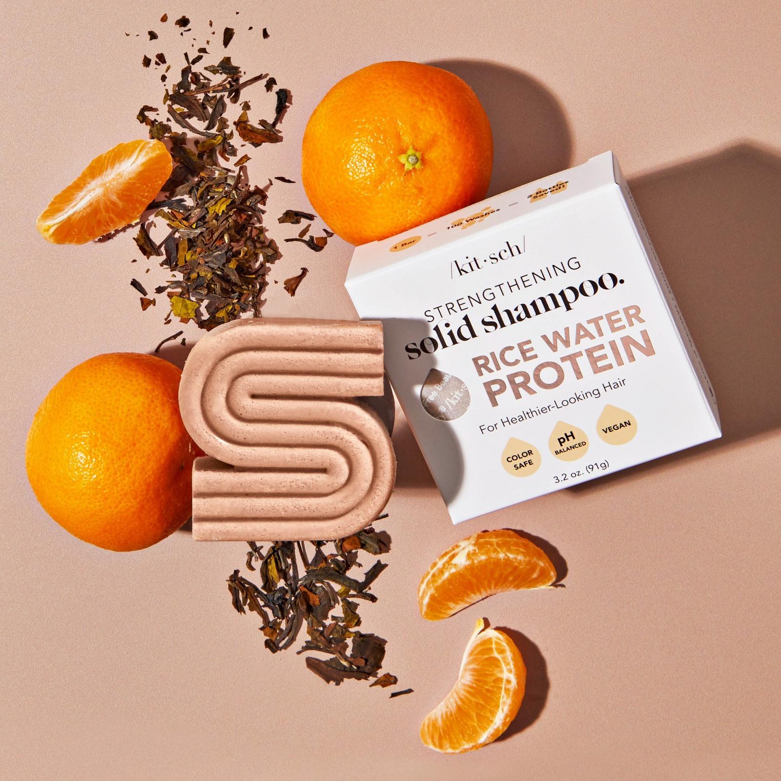 Rice Water Protien Strengthing Shampoo & Conditioner Bar Combo Pack