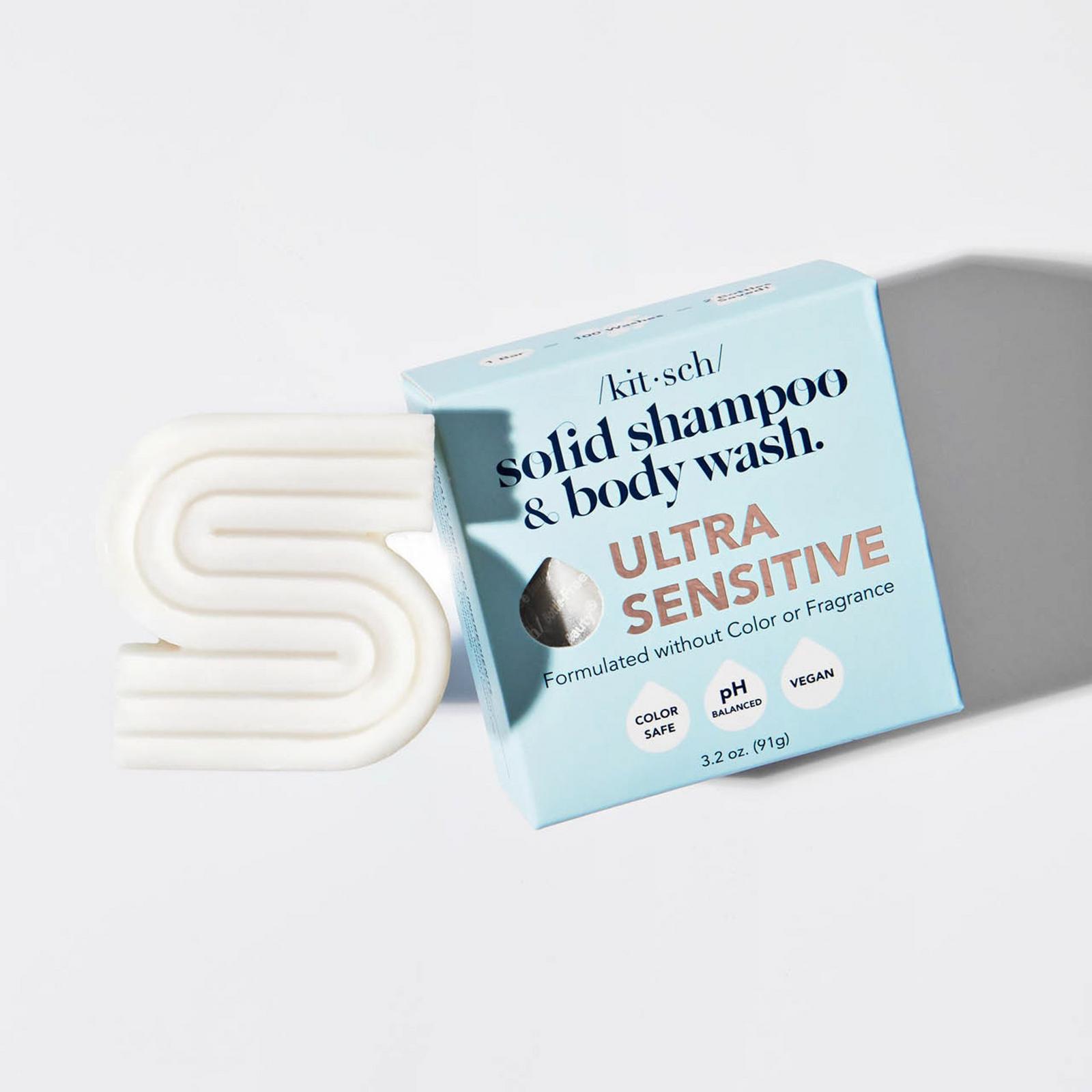 Ultra Sensitive Solid Shampoo & Body Wash and Conditioner & Shave Bar Combo Pack