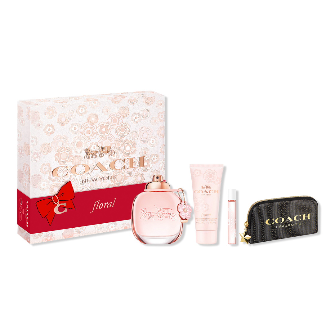 Coach Floral 4-Piece Set #1