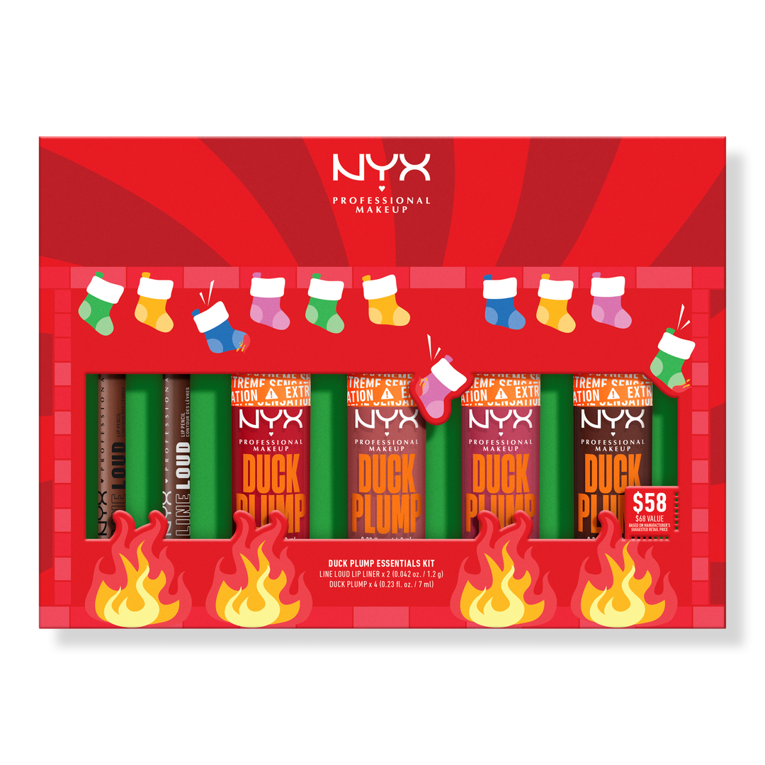 NYX Professional Makeup Limited Edition Duck Plump Lip Plumping Essentials Kit Holiday Gift #1