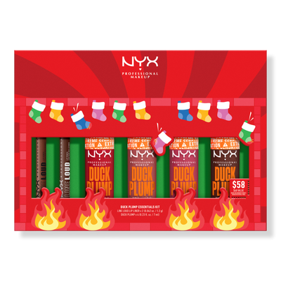 NYX Professional Makeup Limited Edition Duck Plump Lip Plumping Essentials Kit Holiday Gift