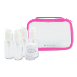 MYTAGALONGS Premium Travel Bottles with Carrying Case