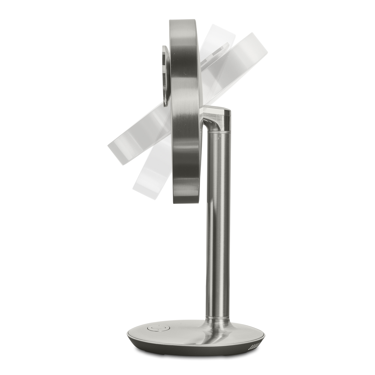 iHome Vanity Mirror with Lights Bluetooth Speaker USB Charging and Magnifying Mirror iCVBT82SN Silver