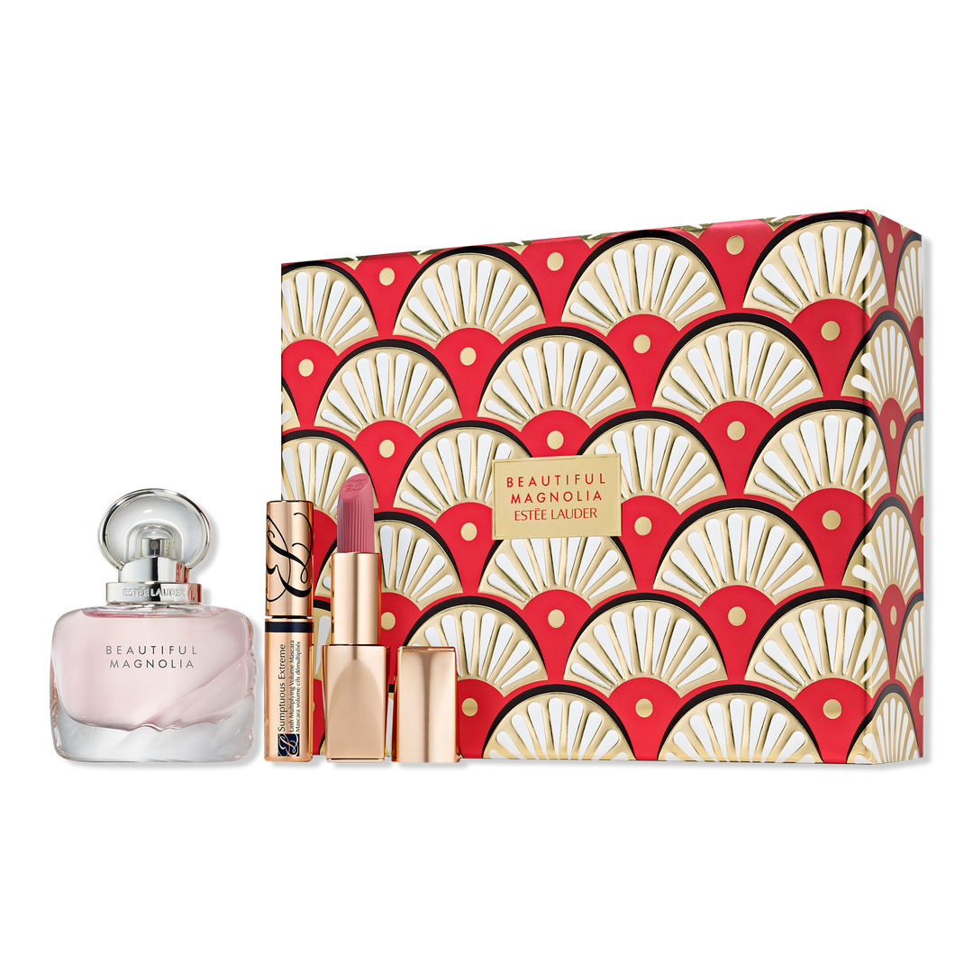 Estée Lauder Beautiful Magnolia Collection Fragrance & Makeup Set #1