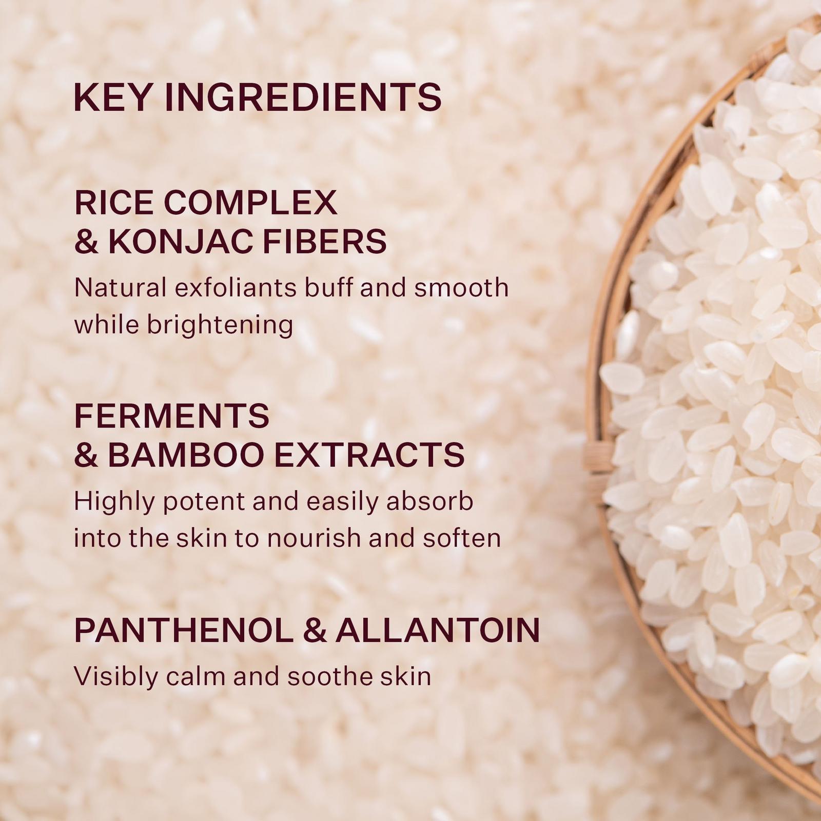 Rice Dough Smoothing Facial Scrub