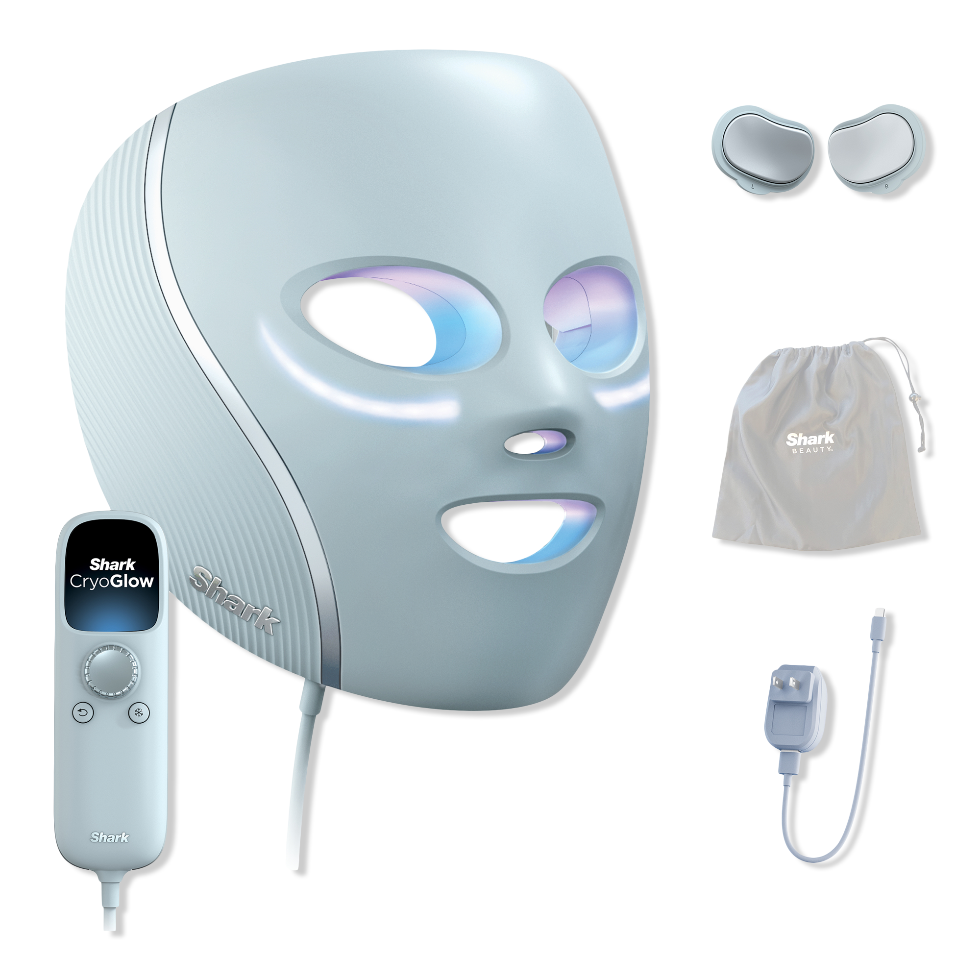 Shark Beauty CryoGlow Under-Eye Cooling+LED Anti-Aging & Skin Clearing Face Mask #1