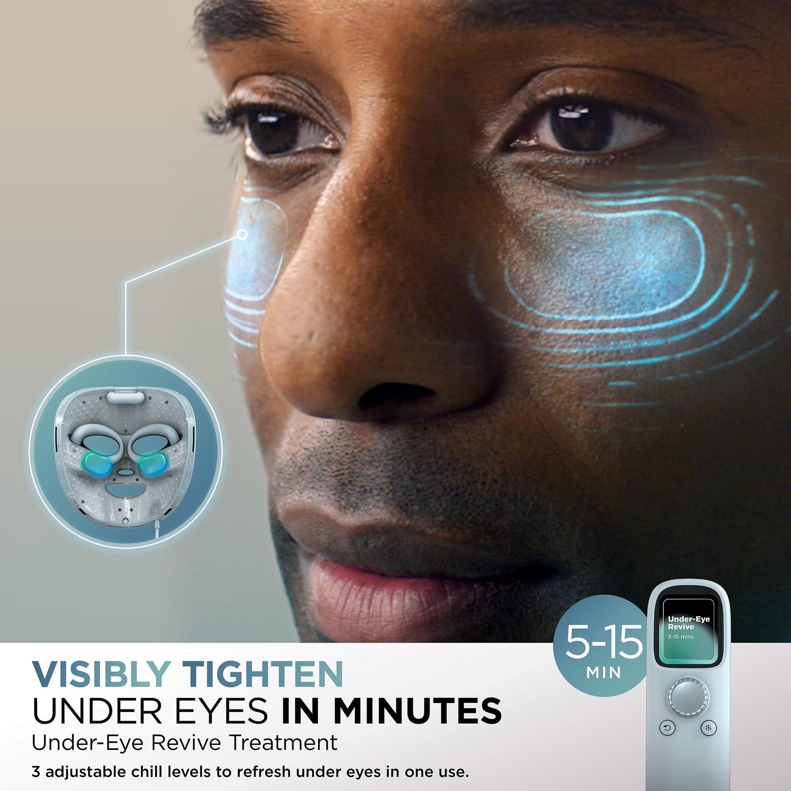 CryoGlow Under-Eye Cooling+LED Anti-Aging & Skin Clearing Face Mask