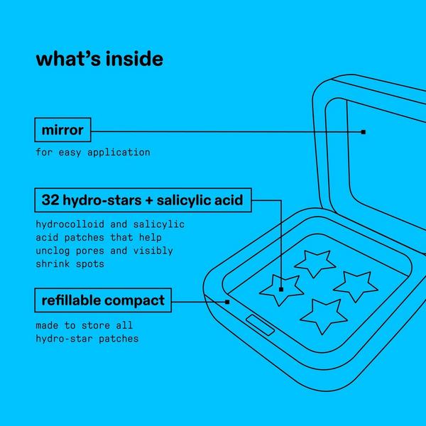 STARFACE Hydro-Star Salicylic Acid Patches + Big Blue Compact #5