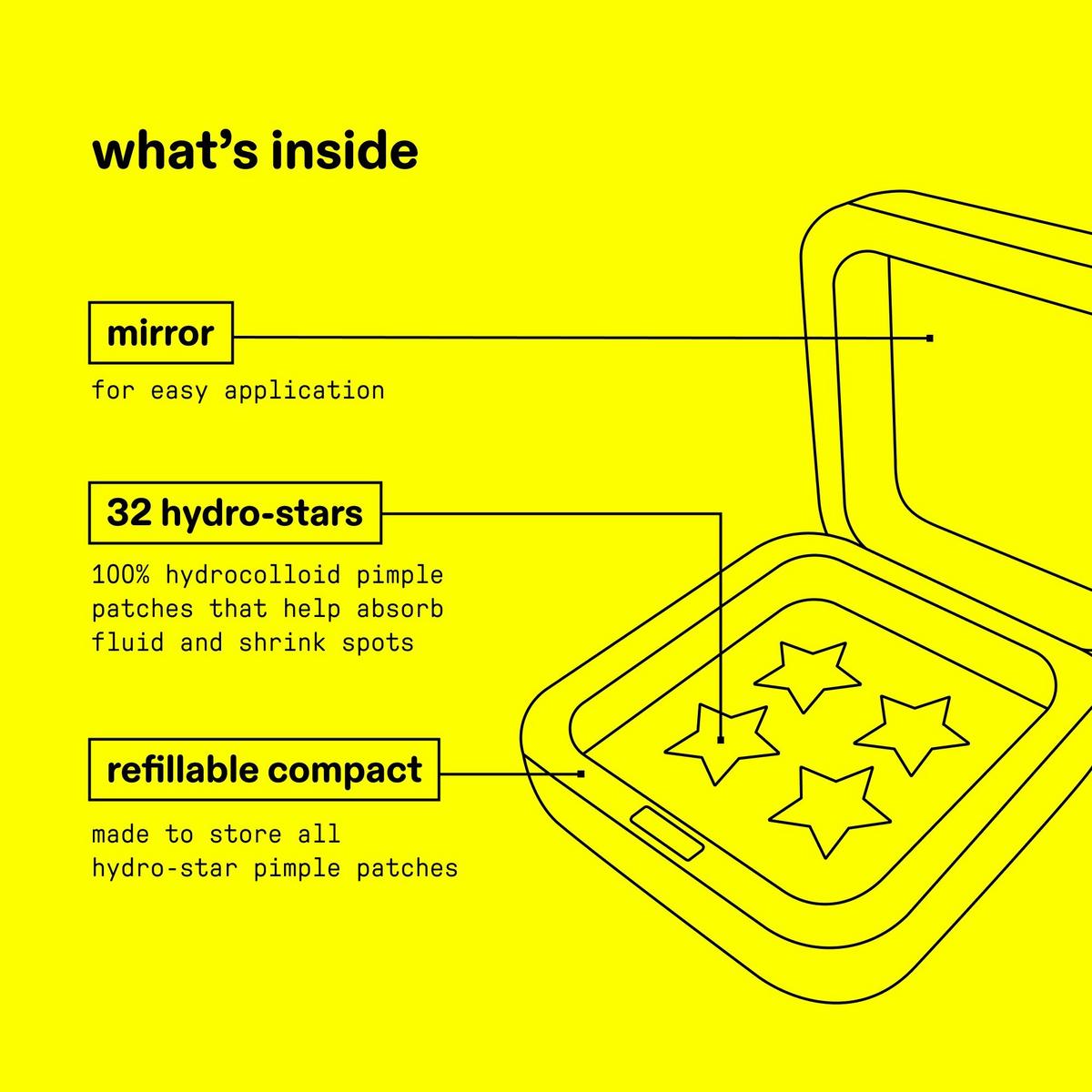 Hydro-Star Pimple Patches + Big Yellow Compact