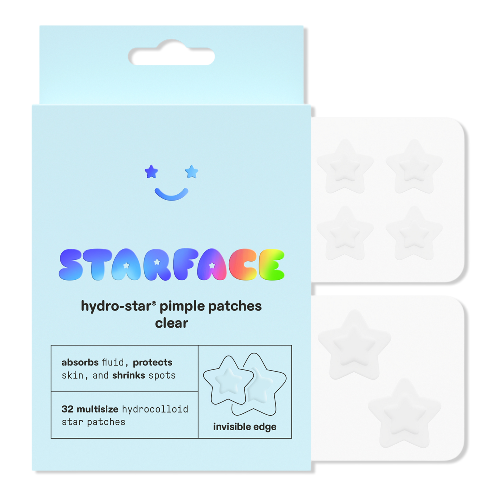 STARFACE Hydro Stars Hydrocolloid Pimple Patches 32 Count