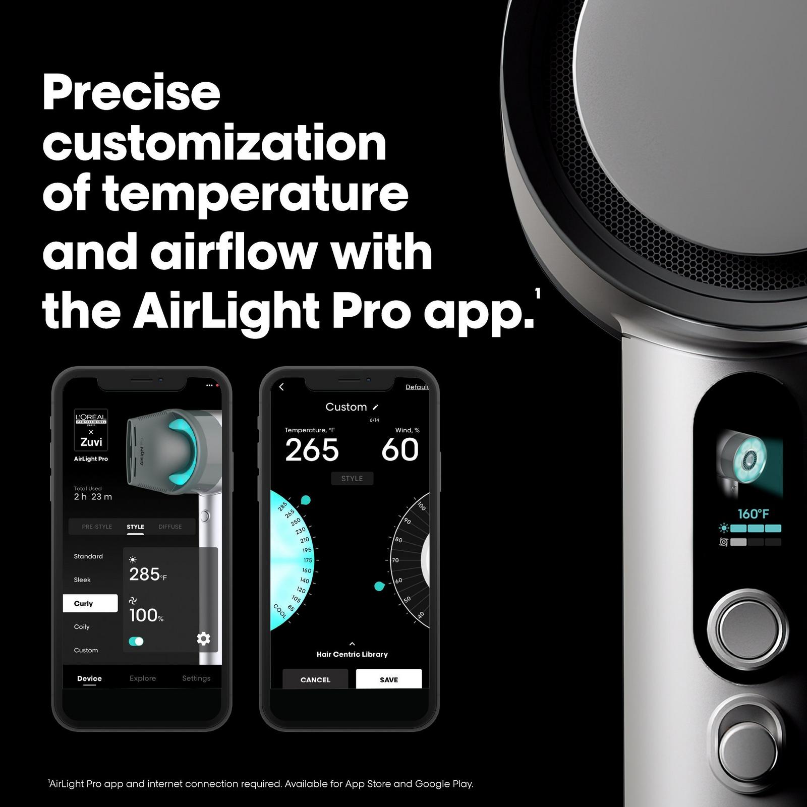 AirLight Pro Hair Dryer Augmented With Infrared Light Technology