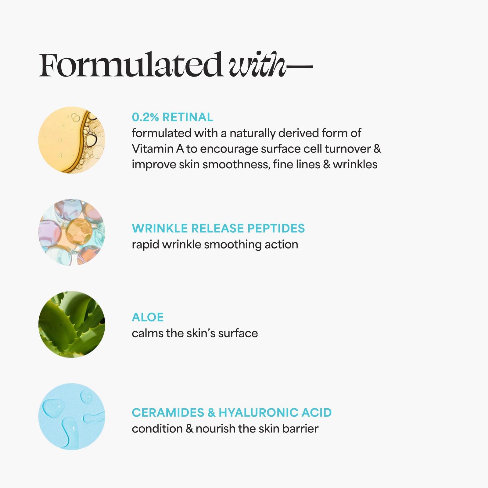 A+ Renewal Advanced Retinal & Peptides Serum
