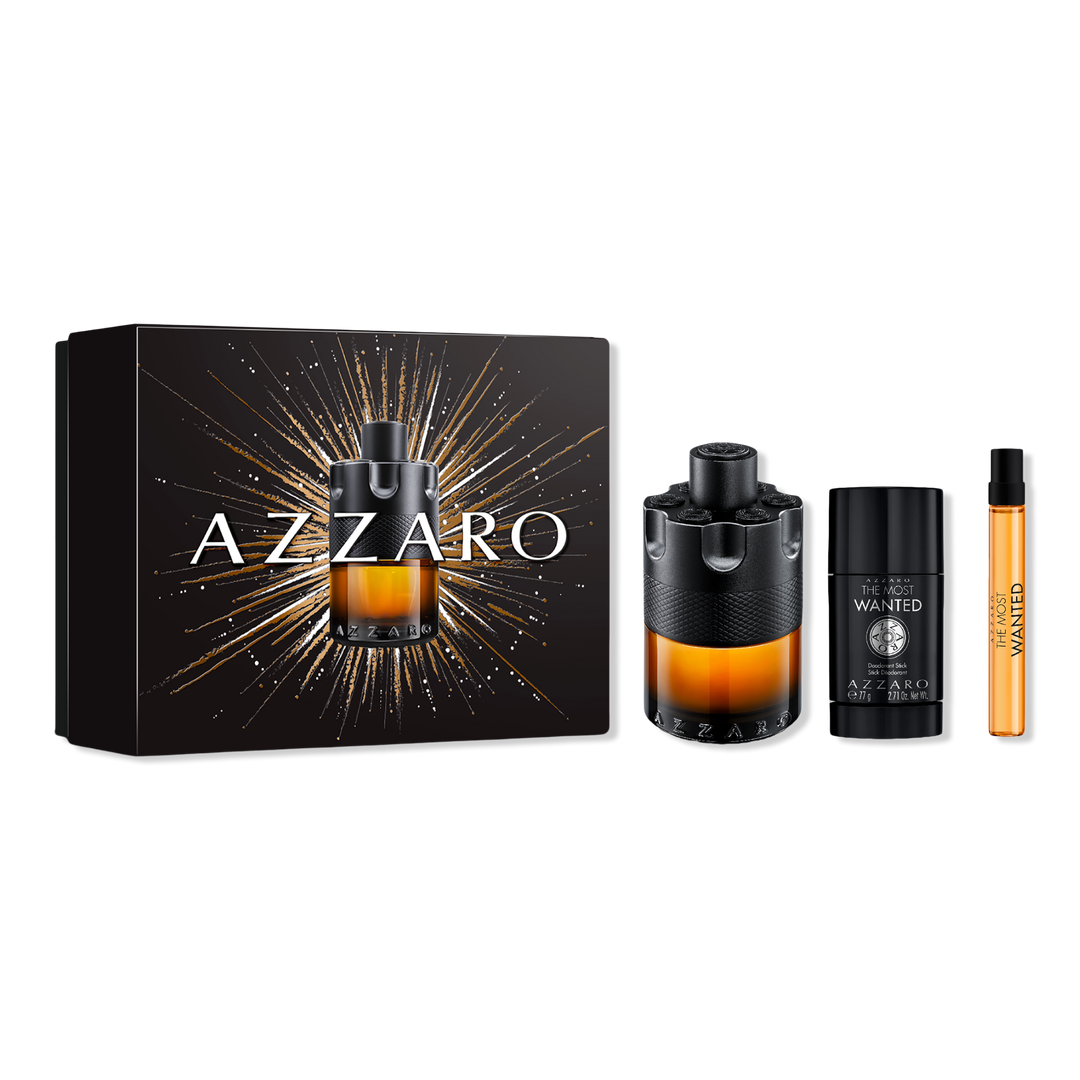 Azzaro The Most Wanted Parfum 3 Piece Holiday Gift Set #1