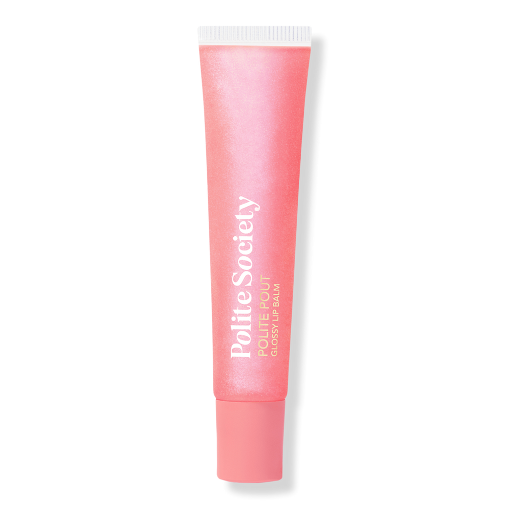 Polite Society Polite Pout Glossy Lip Balm - Peach Bellini