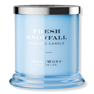 HomeWorx Fresh Snowfall 1-Wick Scented Candle