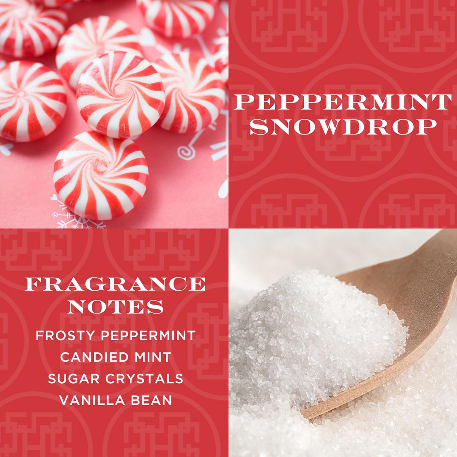 Peppermint Snowdrop 4-Wick Scented Candle