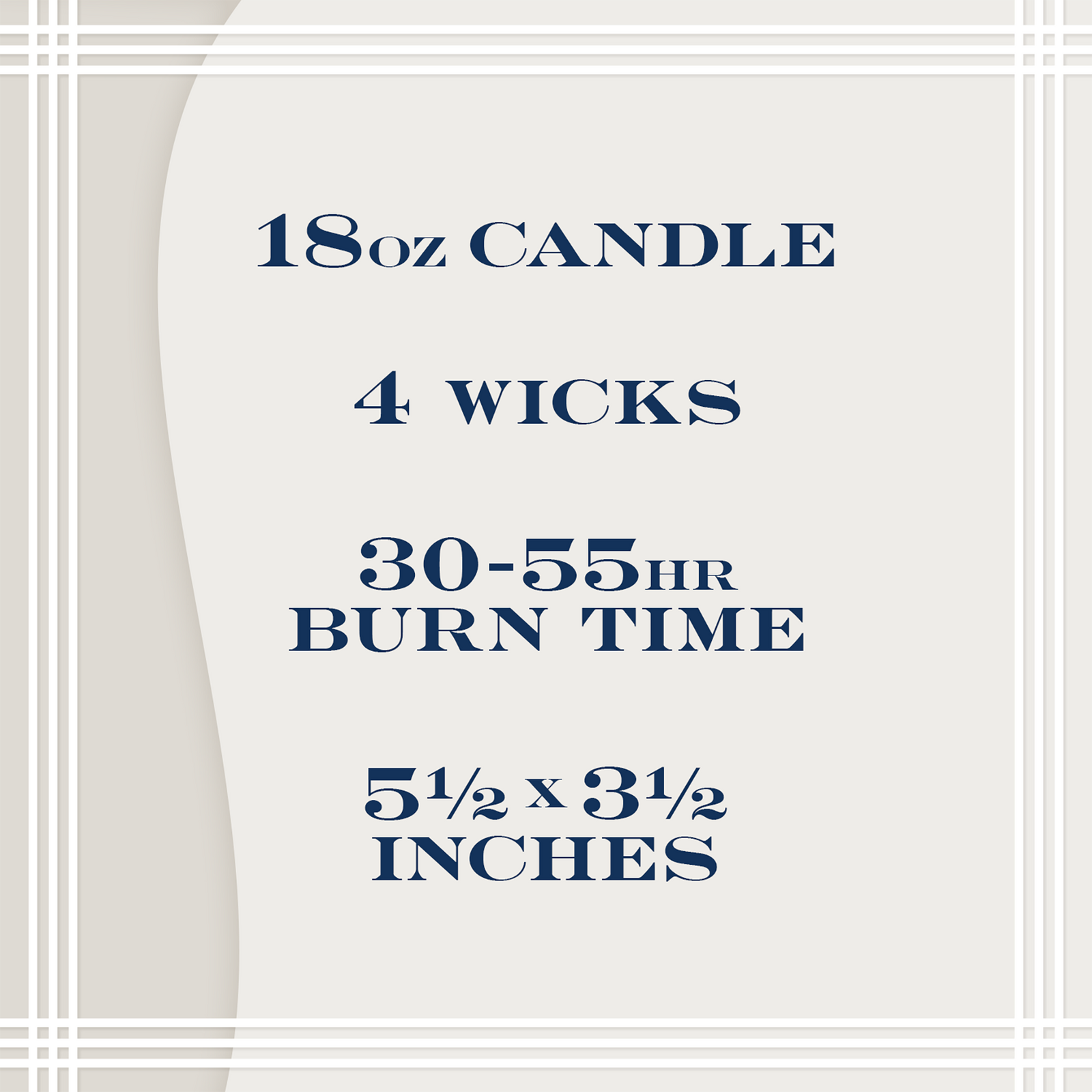 Peppermint Snowdrop 4-Wick Scented Candle