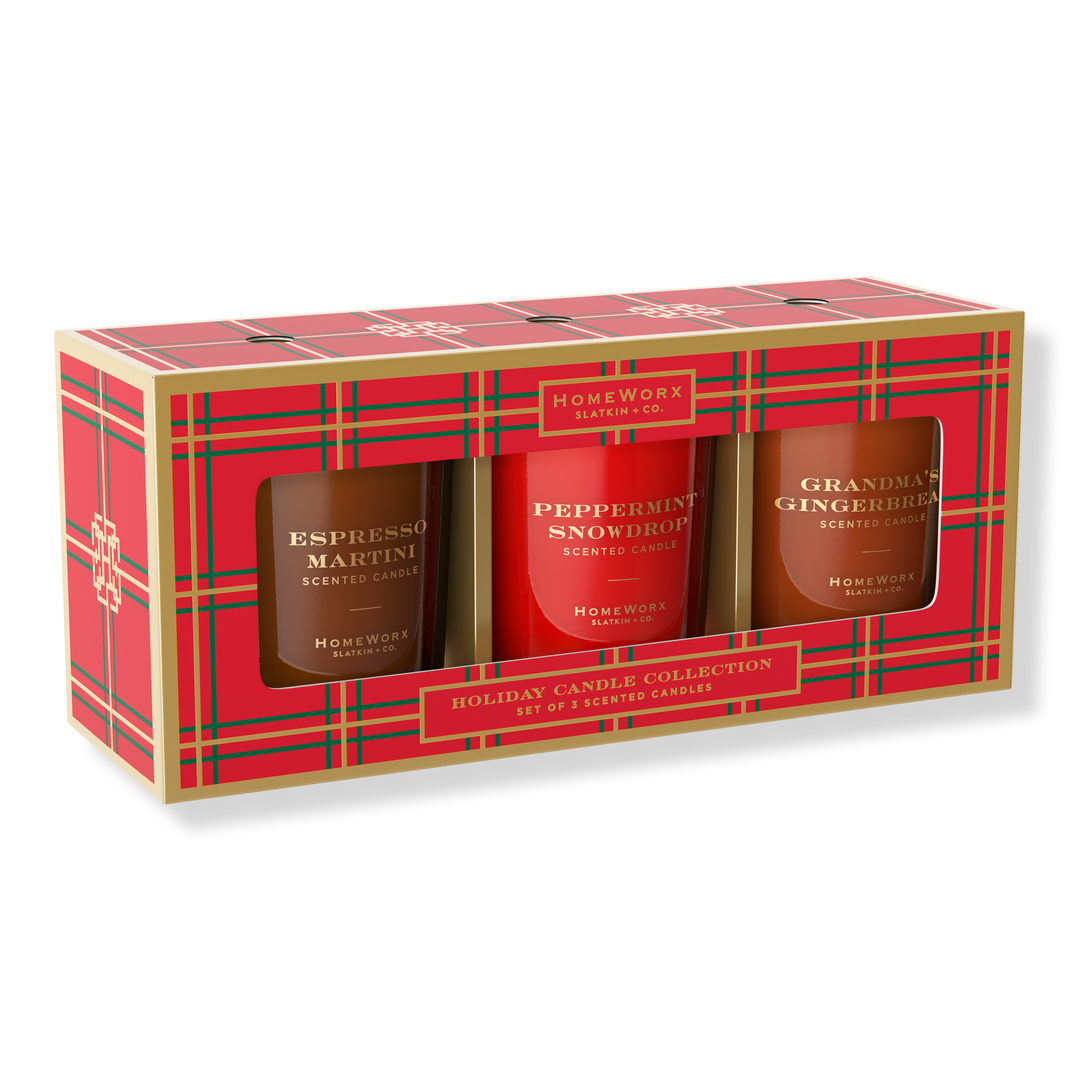 HomeWorx Holiday Candle Collection Set of 3 #1