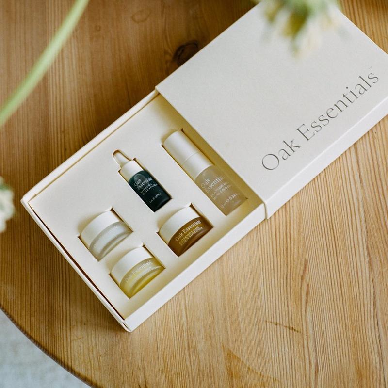 Oak Essentials - Mini Routine: 5-Step Travel-Size Skin Gift Set