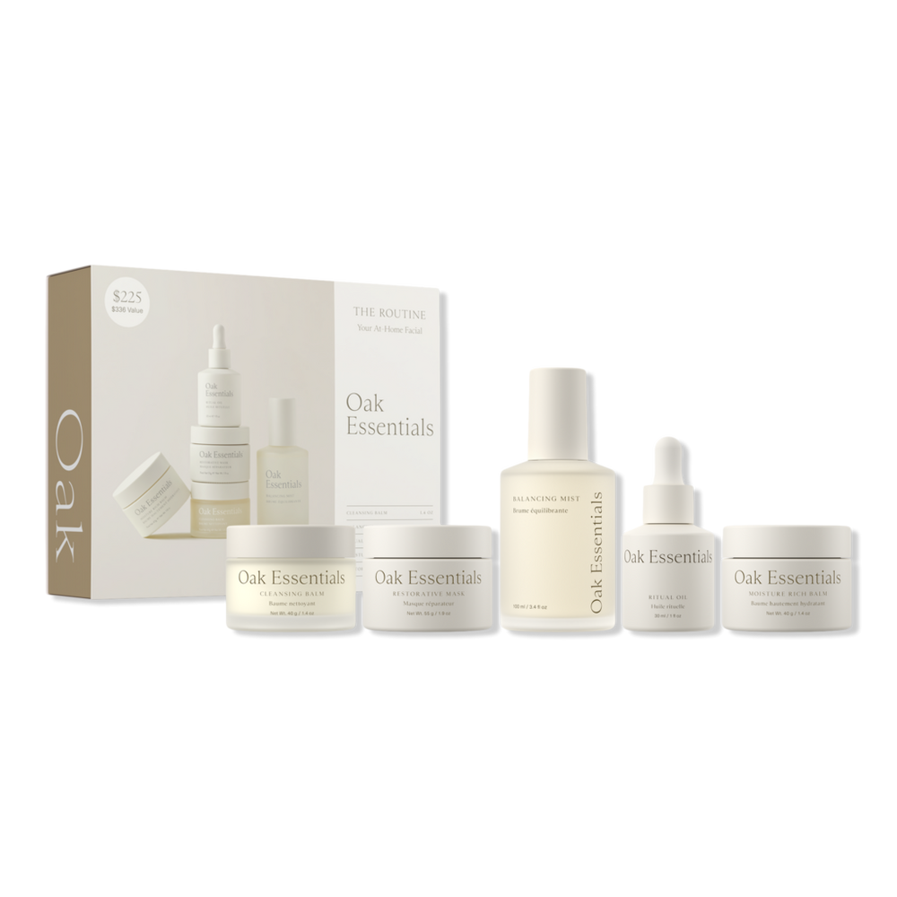 Oak Essentials The Routine: Your At-home Facial Gift Set