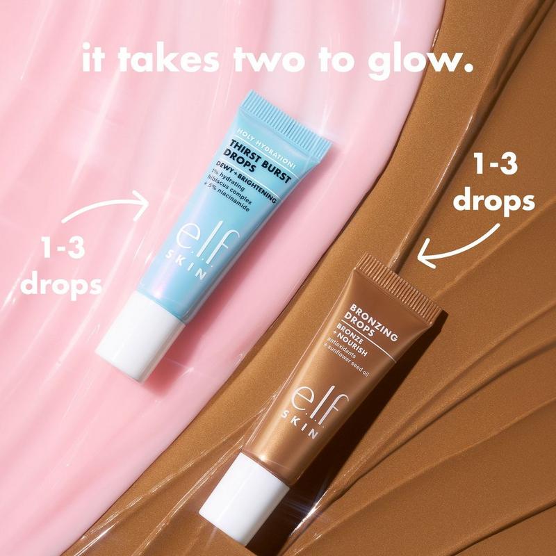 e.l.f. Cosmetics The Hottest Drops Duo: Bronzing Drops & Holy Hydration! Thirst Burst Drops #5